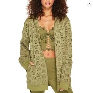 NWT Puma x Fenty Embroidered Edge Zip Up Jacket Small